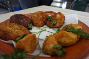 Pataniscas de bacalao