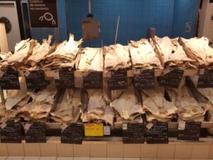 Bacalao a la venta en Lisboa