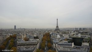 Las mejores vistas de París - La Torre Eiffel desde el Arco del Triunfo