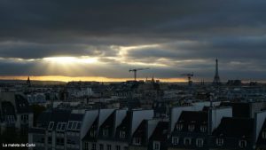Las mejores vistas de París - La Torre Eiffel desde el Centro Pompidou