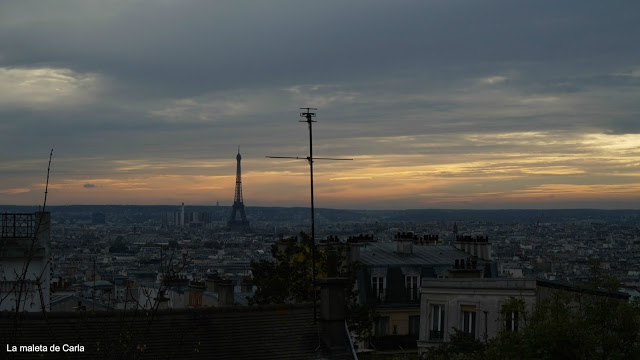Las mejores vistas de París - La Torre Eiffel desde Montmartre