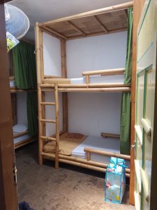 Dónde dormir en Yogyakarta: habitación con literas