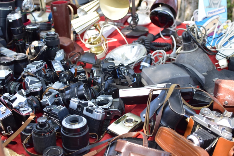 Cosas que hacer en Berlín: cámaras antiguas en el mercadillo de segunda mano de Mauerpark