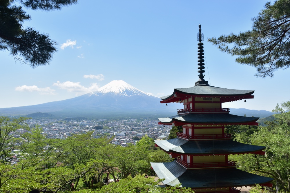 Qué hacer en Kawaguchiko en un día: pagoda chureito