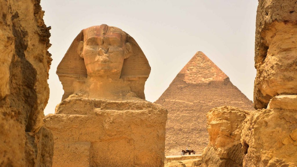 Esfinge pirámide Keops Giza