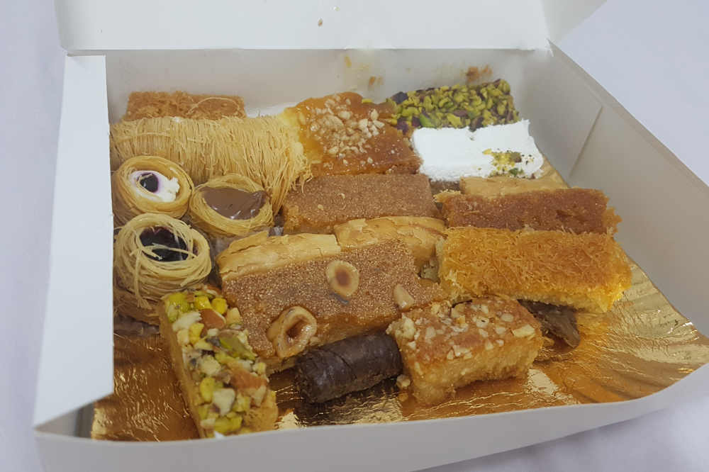 caja dulces típico egipcios