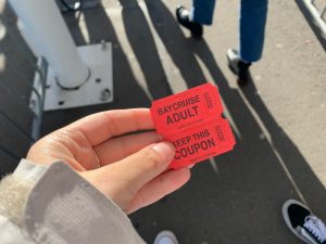 Los tickets que te dan al validar tu entrada para visitar Alcatraz en San Francisco