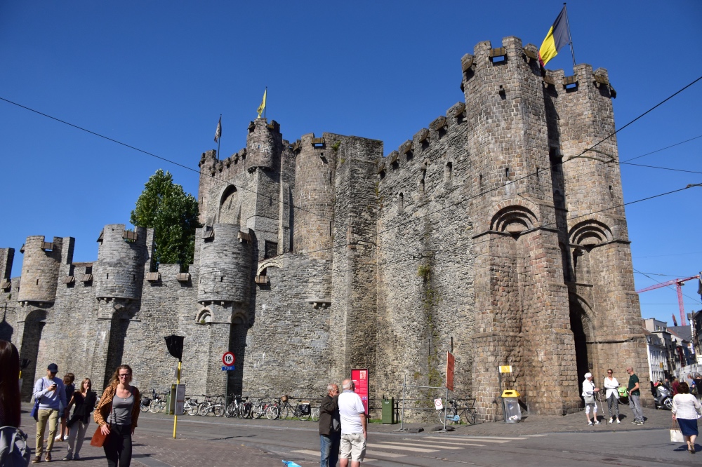 La gran fortaleza, el Castillo de los Condes de Flandes