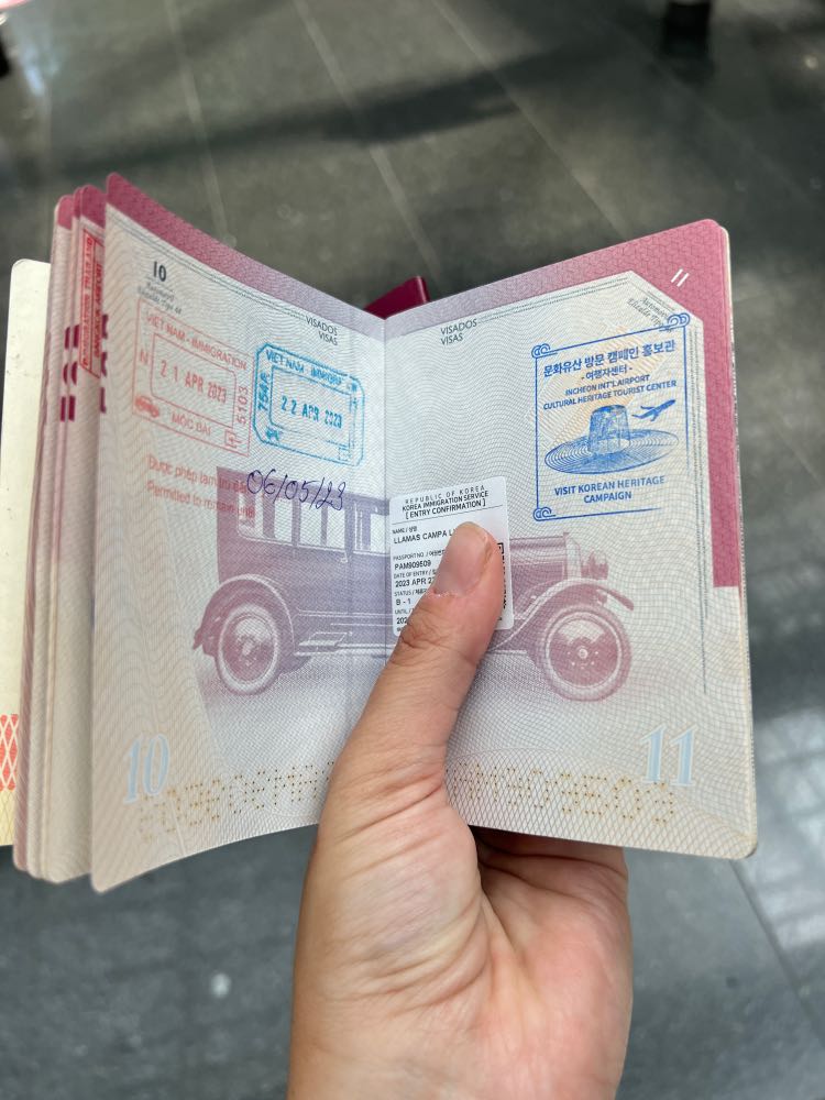Viaje a Corea del Sur por libre: pasaporte