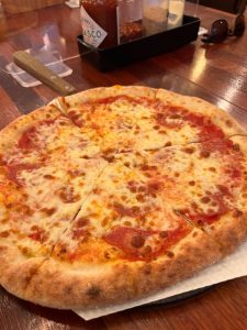 Una rica pizza Margarita en Seúl