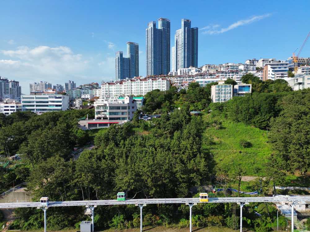 El Blueline Park en Busán, 20 días en Corea del Sur
