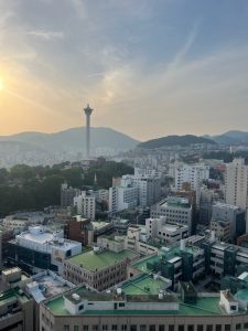 Las vistas desde el centro comercial Lotte