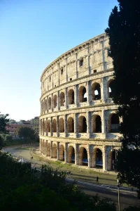 coliseo romano amanecer
