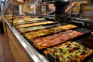 pizza en Roma