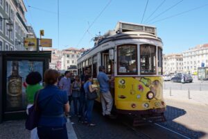 Un paseo en tranvía en Lisboa