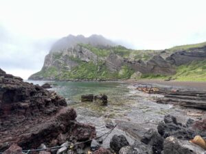 El volcán Seonsang Ilchulbong