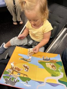 Volar con niños en avión