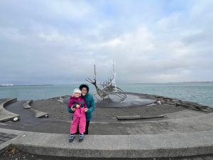 El viajero del Sol, en Reikiavik