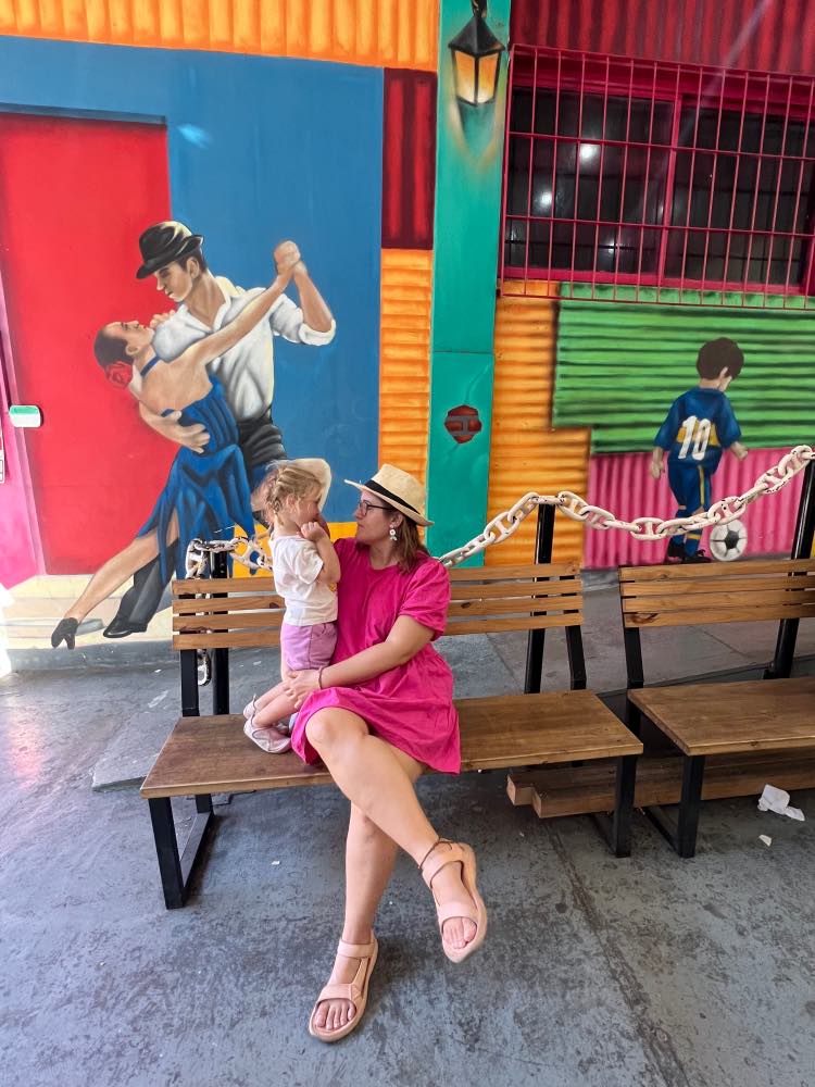 Barrio de Boca, en Buenos Aires