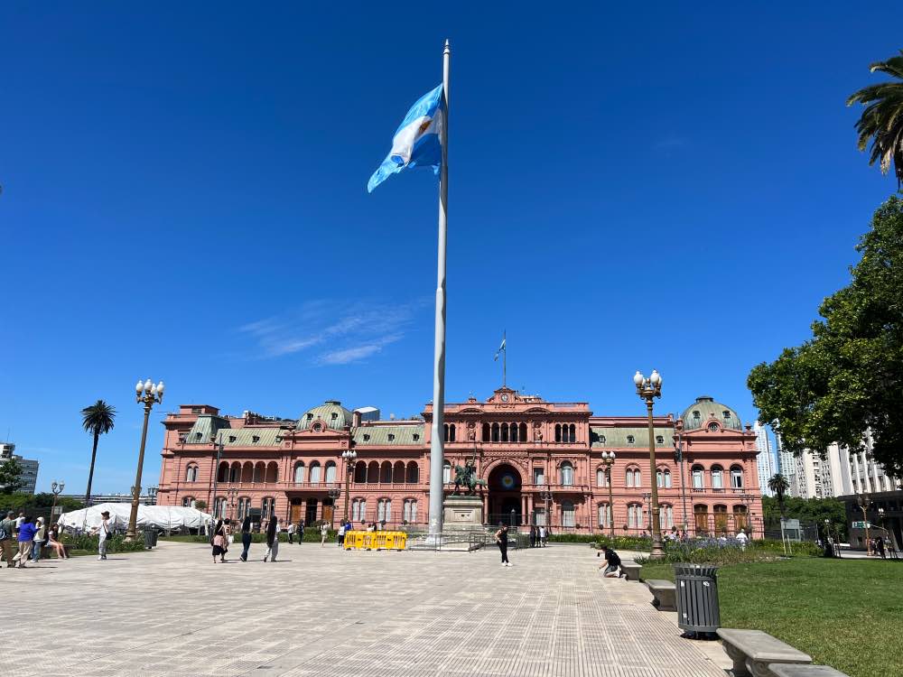La Casa Rosada en Buenos Aires