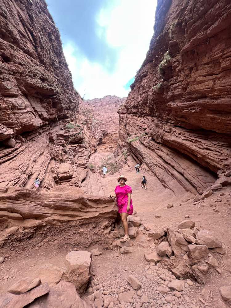 La famosa 'Garganta del Diablo' en la ruta hacia Cafayate