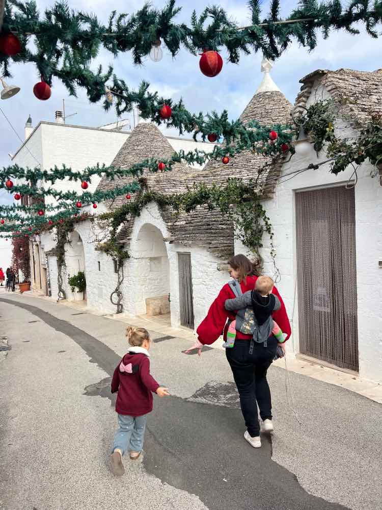 Alberobello en Navidad